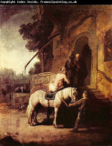 Rembrandt van rijn The Good Samaritan.